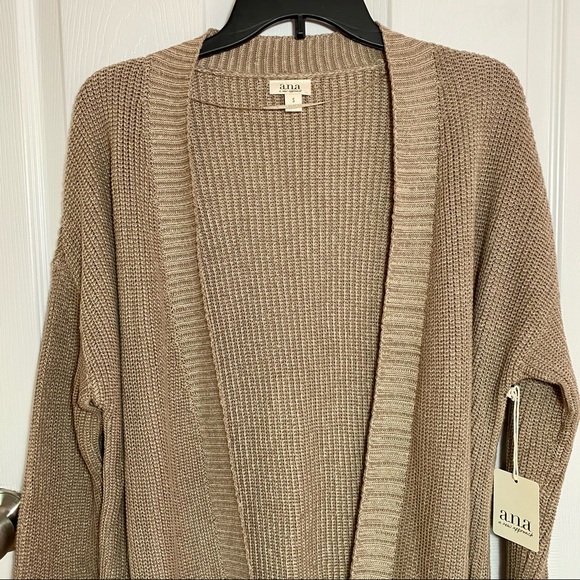 NEW Cozy Knit Oatmeal Cardigan S - Picture 3 of 9